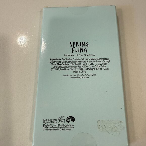 Spring Fling Ulta Beauty 12-piece eyeshadow collection palette 9.6g / .34 oz NWT - Picture 2 of 4